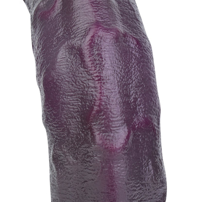 Gode Noir Géant Éjaculant 26 cm Double Densité Silicone Platine | Jouets Sexuels Orgasmiques pour Femmes Fistant le Vagin