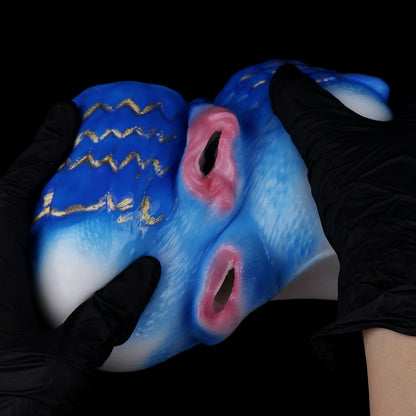 Mythical Aqua Dragon Sex Dolls – Dual-Entry Fantasy Silicone Butt for Cosplay