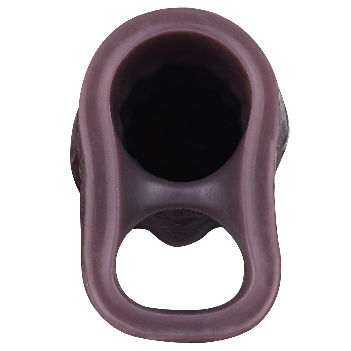 Midnight Onyx Cock Sleeve: Matte Black Girth Enhancer with Built-In Constriction Ring