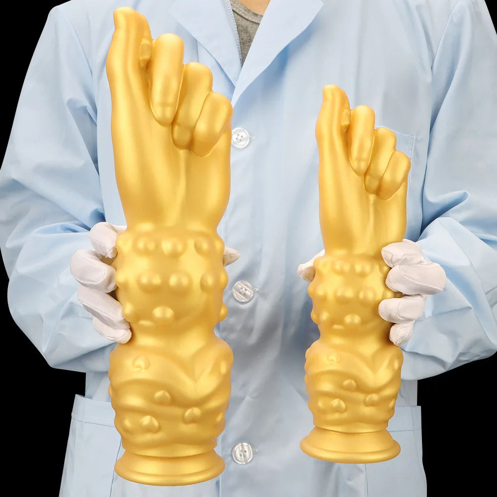 Huge Fantasy Fist Anal Dildo Butt Plug - Realistic Silicone Anal Dilator Prostate Massager