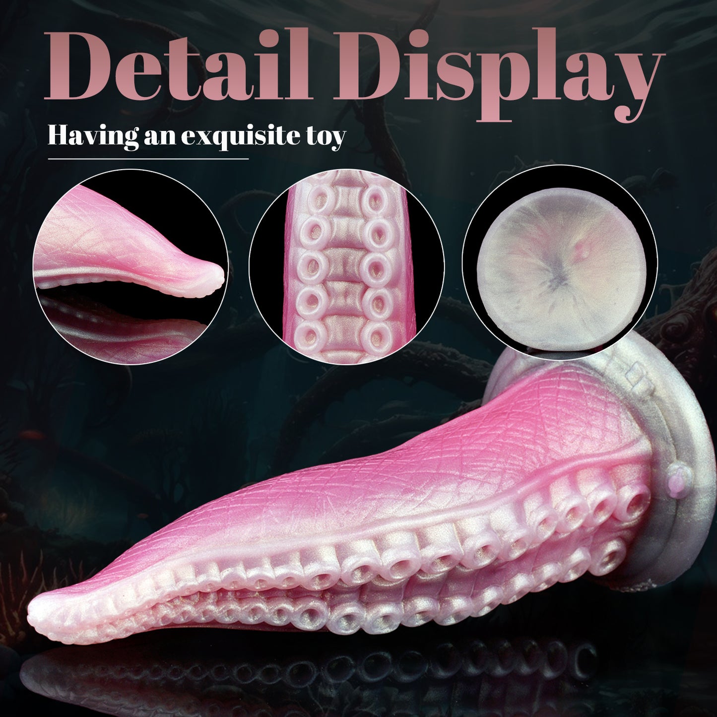 Fantasy Octopus Tentacle Dildo Butt Plug - Suction Cup Monsterdildo Anal Sex Toys