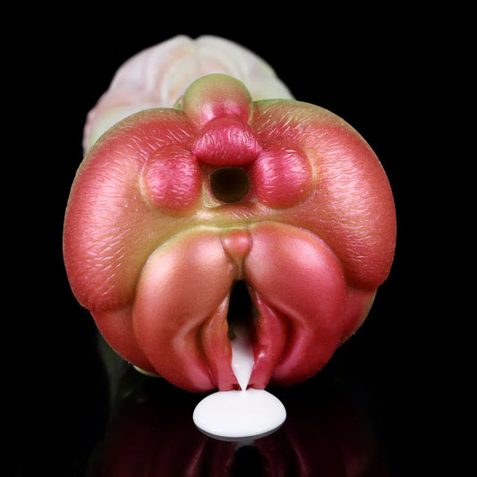 Cat Vagina Pocket Pussy Male Masturbator - Silicone Animal Penis Masturbation Cup