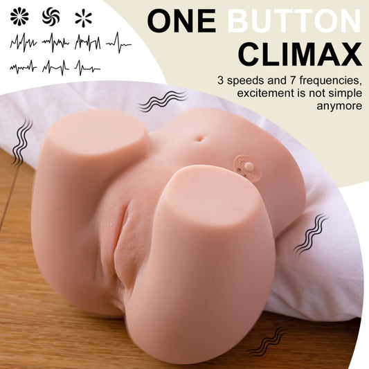 Male Penis Massager Pocket Pussy Sex Doll – Celebrity Connie Vibrating Ass Masturbation Toys