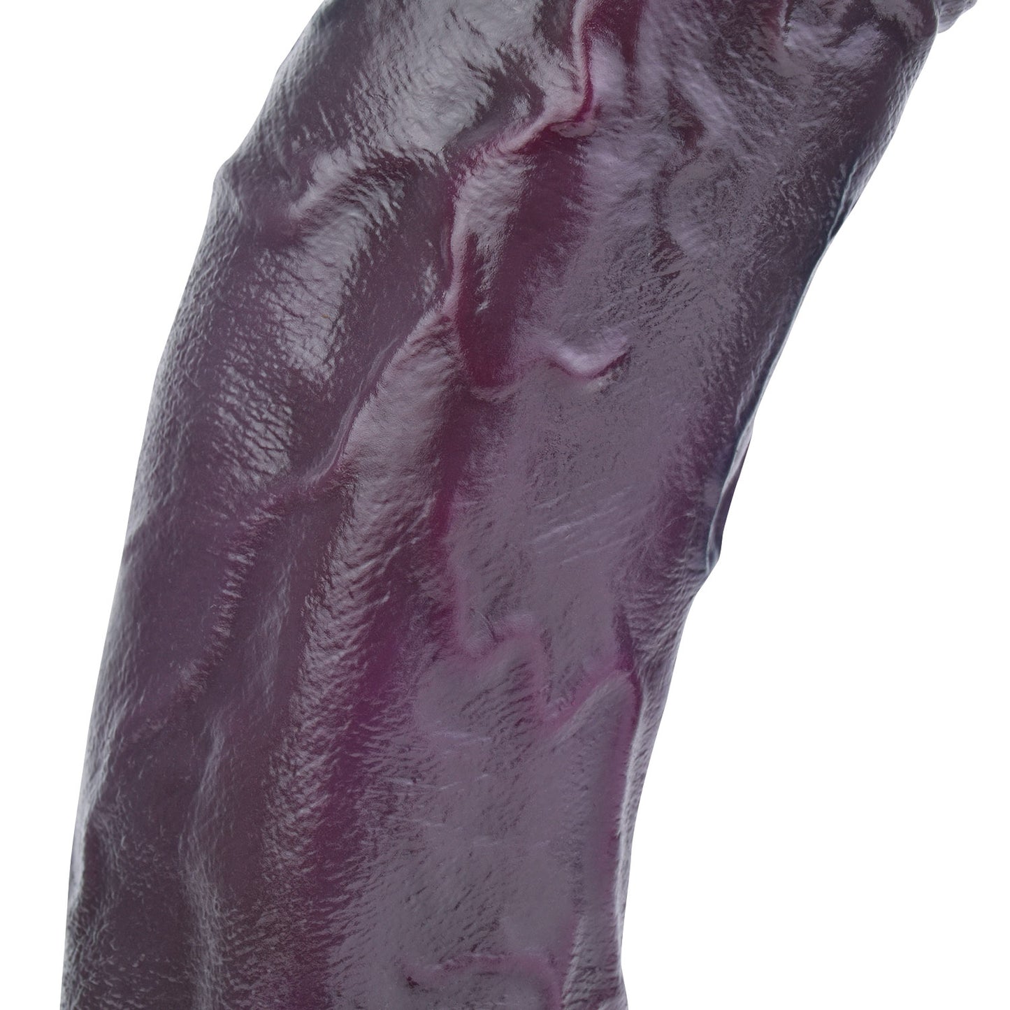 Énorme gode réaliste noir qui gicle – Silicone platine double densité réaliste