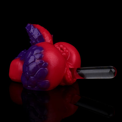 Dragon Lass Pocket Pussy | Fantasy Dual-Channel Butt Masturbator with Dragon Scale Texture — Platinum Silicone