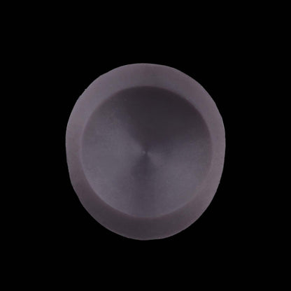 Mushroom Head Black Dildo | Extra Long Dual-Layer Platinum Silicone Realistic Cock with Unique Glans Shape, Deep Vein Texture & Oversized Balls — Dark Chocolate Purple for Deep Penetration Play