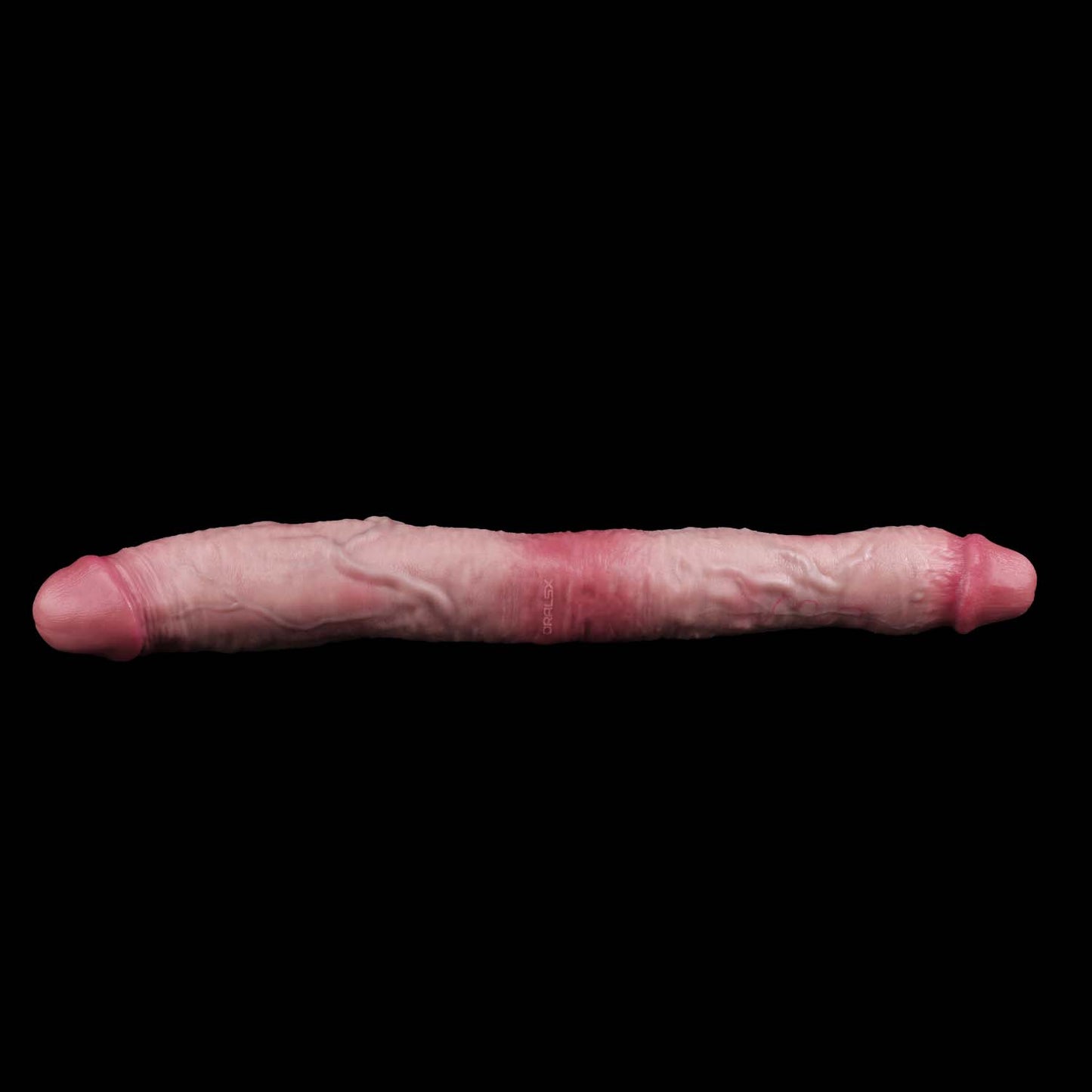 Extra-Long Double-Ended Dildo for Two — Platinum Silicone Dual-Head Dildo with Gradient Finish, Veined Shaft & Shared Pleasure Design