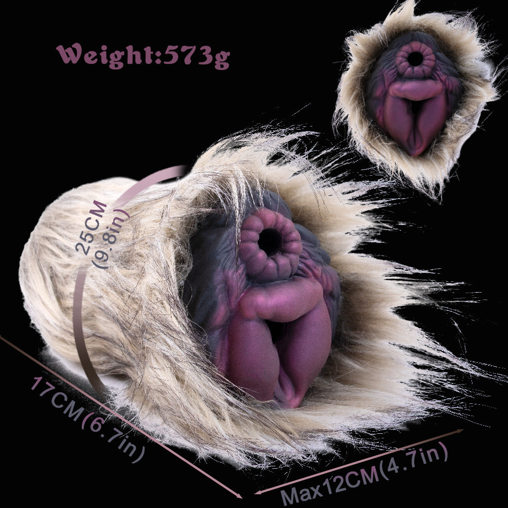 Hyänen-Taschenmuschi-Masturbator für Männer – Tier-Vagina-Penis-Massage-Sexspielzeug für Männer