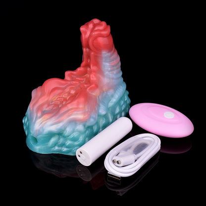Vibrating Bullet Monster Grinder Sex Toys - Remote Control Vibrator G-String Strapless Massager