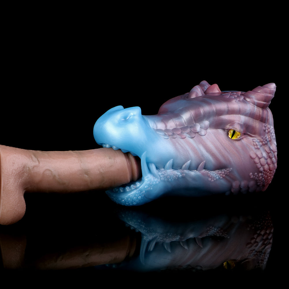 Fantasy Dragon Pocket Pussy Sexspielzeug für Männer – 2-in-1 Oralsex Penis Masturbator Blowjob