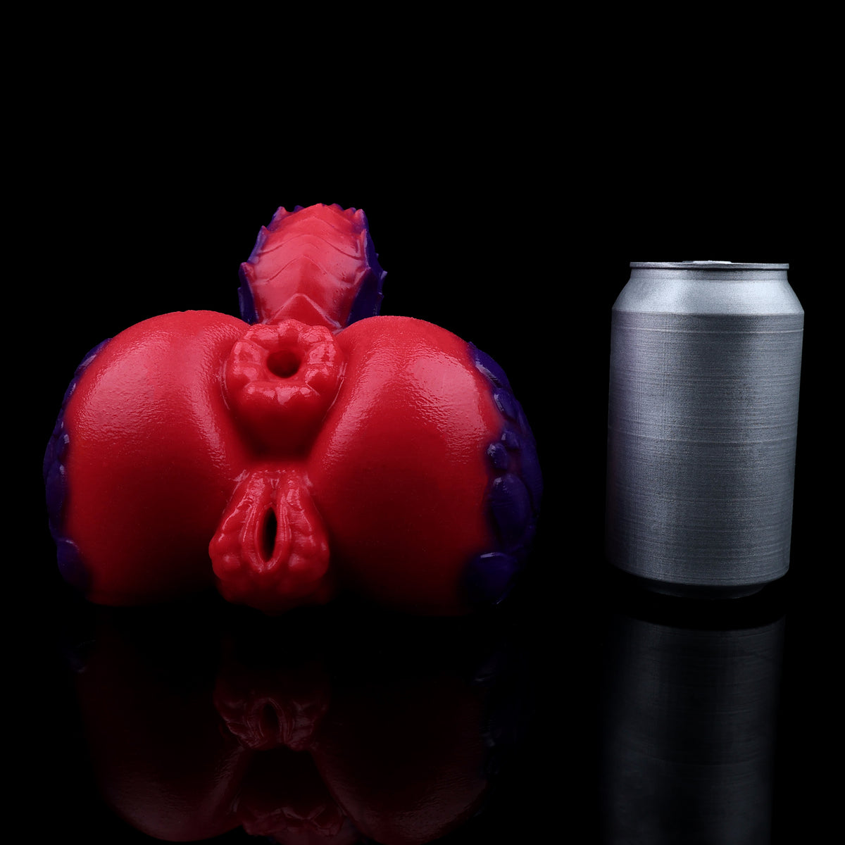 Dragon Lass Pocket Pussy | Fantasy Dual-Channel Butt Masturbator with Dragon Scale Texture — Platinum Silicone