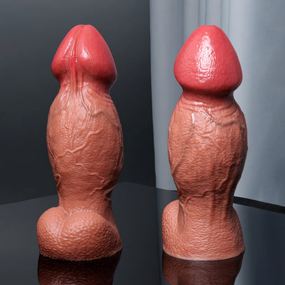 Godemiché en silicone réaliste en forme de poing – Phallus géant à ventouse pour une dilatation vaginale extrême