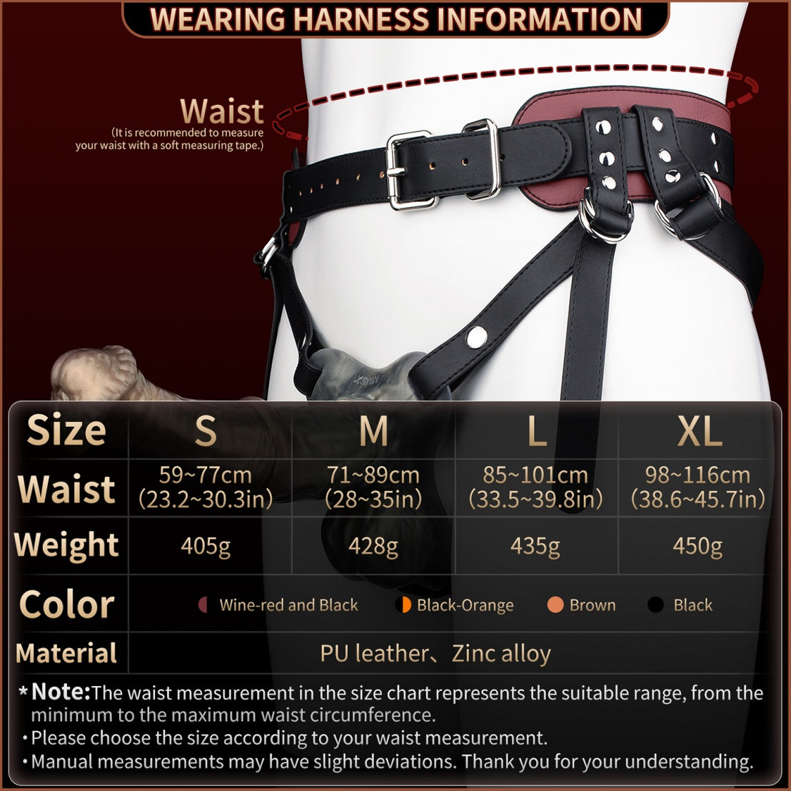 Wearable Leather Harness Penis Extender & Masturbation Cock Sleeve - Platinum Silicone Sex Toys for Men
