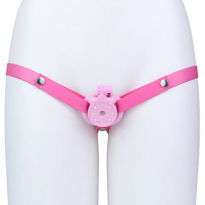 Luxury BDSM Toys Pink & White Lock Design – Elegant Restraint Accessory for Couples, Roleplay & Intimate Exploration