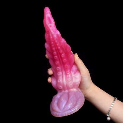 Fantasy Tentacle Silicone Dragon Dildo – Alien-Inspired G-Spot Intruder for Women
