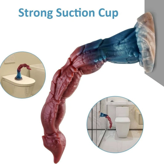 Tentacle Butt Plug Fantasy Scorpion Tail Hook Dildo – Silicone Vaginal & Anal Expansion Masturbation Toys