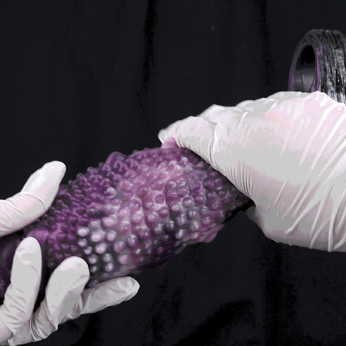 Nebula Squirting Sleeves | Purple Alien Silicone Design for Fantasy Play