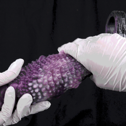 Nebula Squirting Sleeves | Purple Alien Silicone Design for Fantasy Play