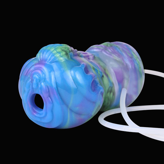 Ejaculating Alien Pussy Beast Sex Pocket Masturbator - Fantasy Men Masturbating Handy Sex Toy