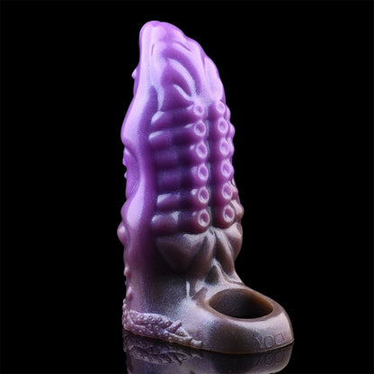 Abyssal Tentacle Fantasy Penis Sleeve – Cock Extender with Dragon Totem Detailing