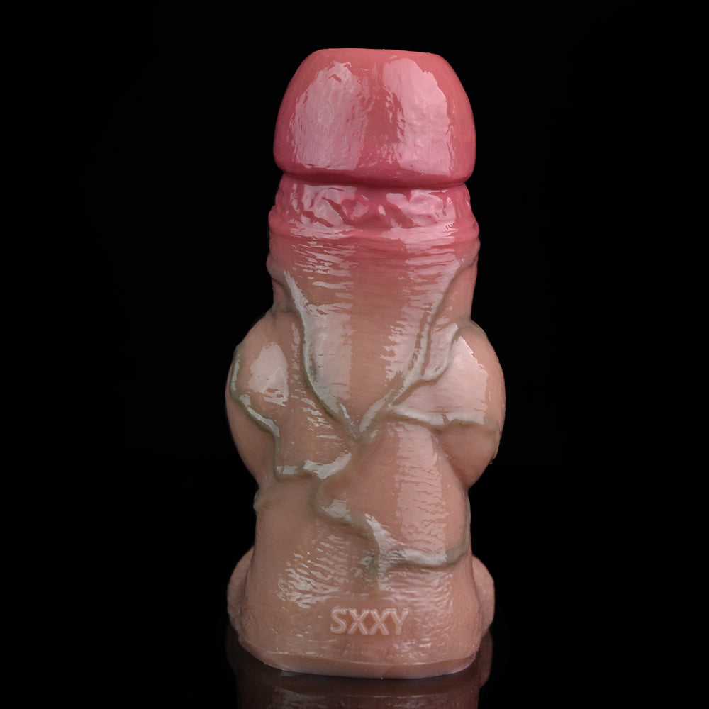 Gode ​​noué avec manchon de coq, jouet sexuel pour homme – Extension de pénis réaliste, cockring, entraîneur d'éjaculation