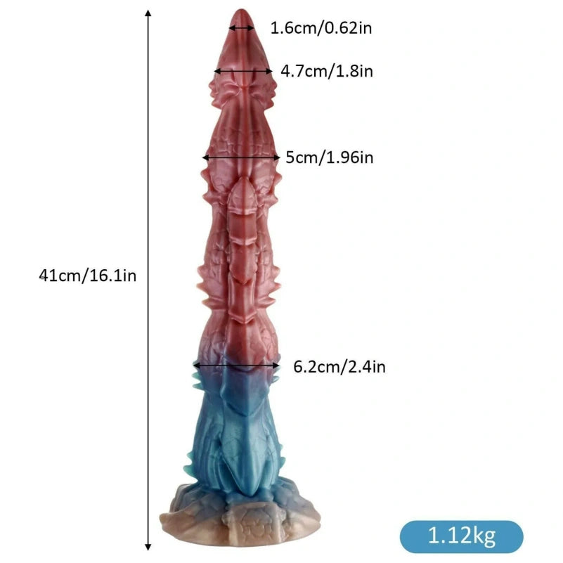 Tentacle Butt Plug Fantasy Scorpion Tail Hook Dildo – Silicone Vaginal & Anal Expansion Masturbation Toys