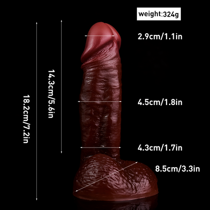 Lebensgroßer schwarzer Analdildo, Vaginalmasturbator – realistische Dildos mit großem Saugnapf, Sexspielzeug für Frauen