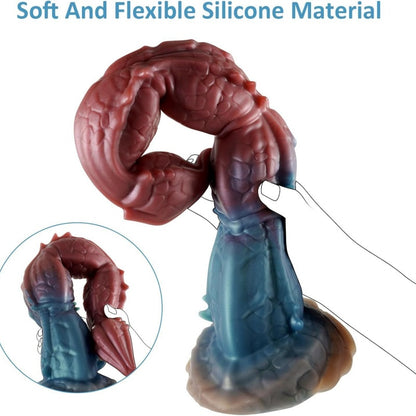 Tentacle Butt Plug Fantasy Scorpion Tail Hook Dildo – Silicone Vaginal & Anal Expansion Masturbation Toys