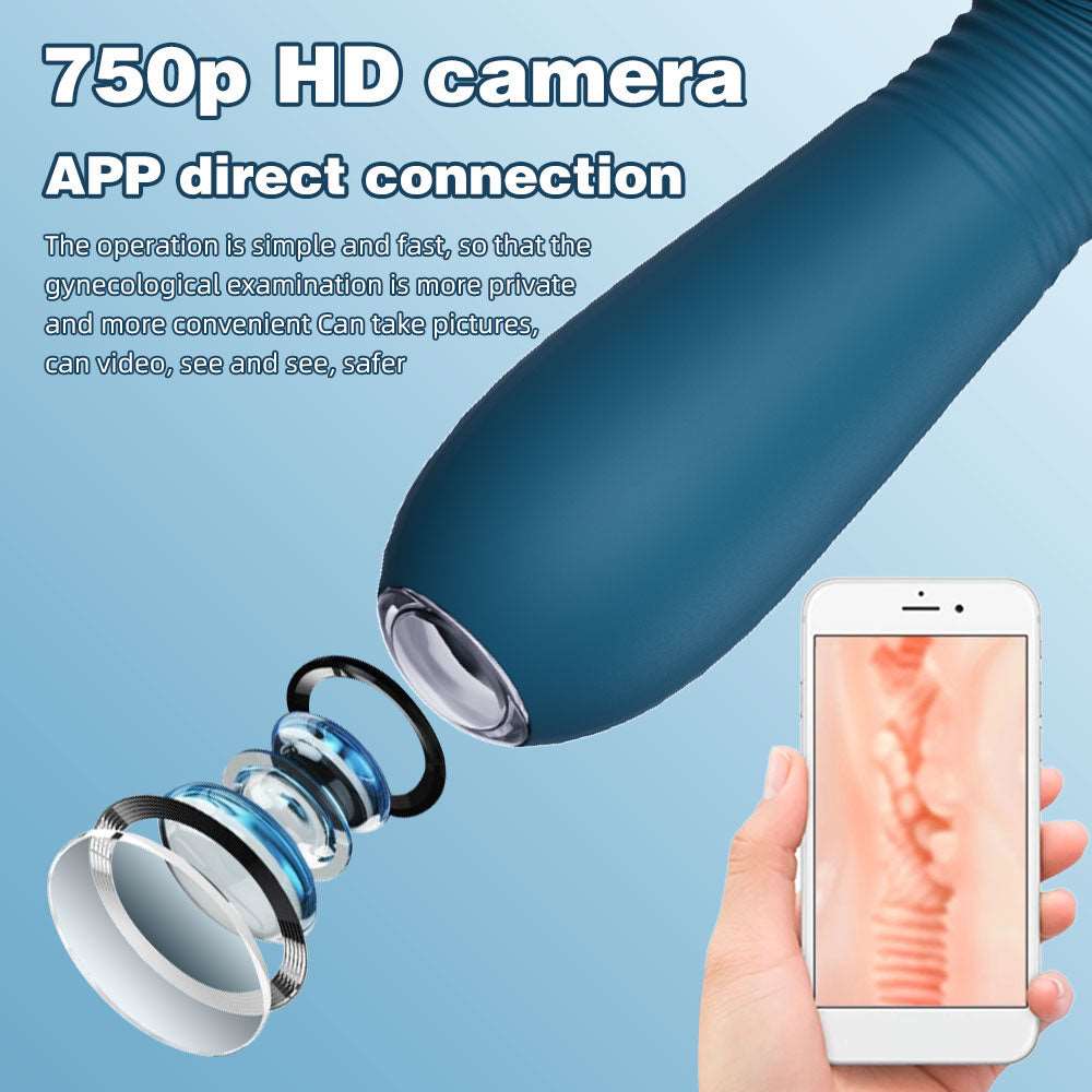 Endoscopic Women Sex Toys - Bendable HD Endoscoper Gspot Vibrator - Domlust