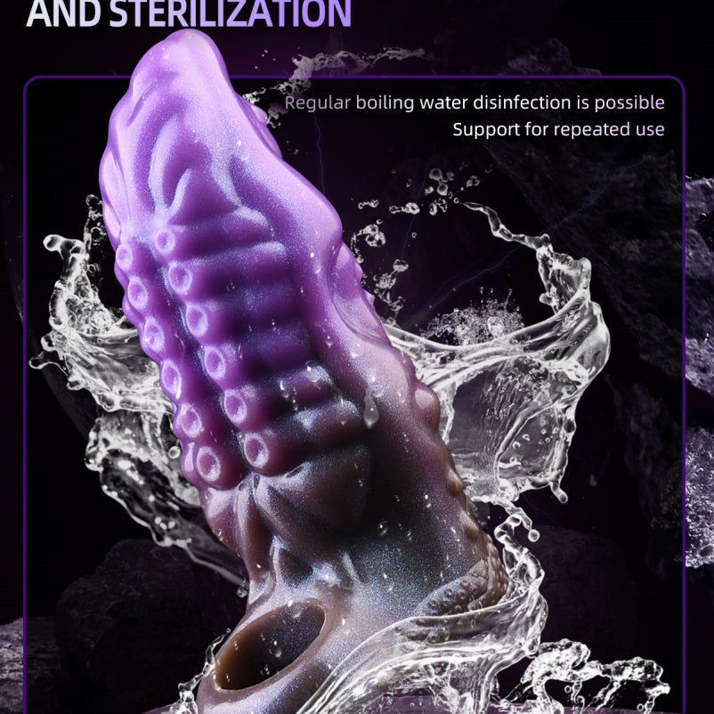 Abyssal Tentacle Fantasy Penis Sleeve – Cock Extender with Dragon Totem Detailing