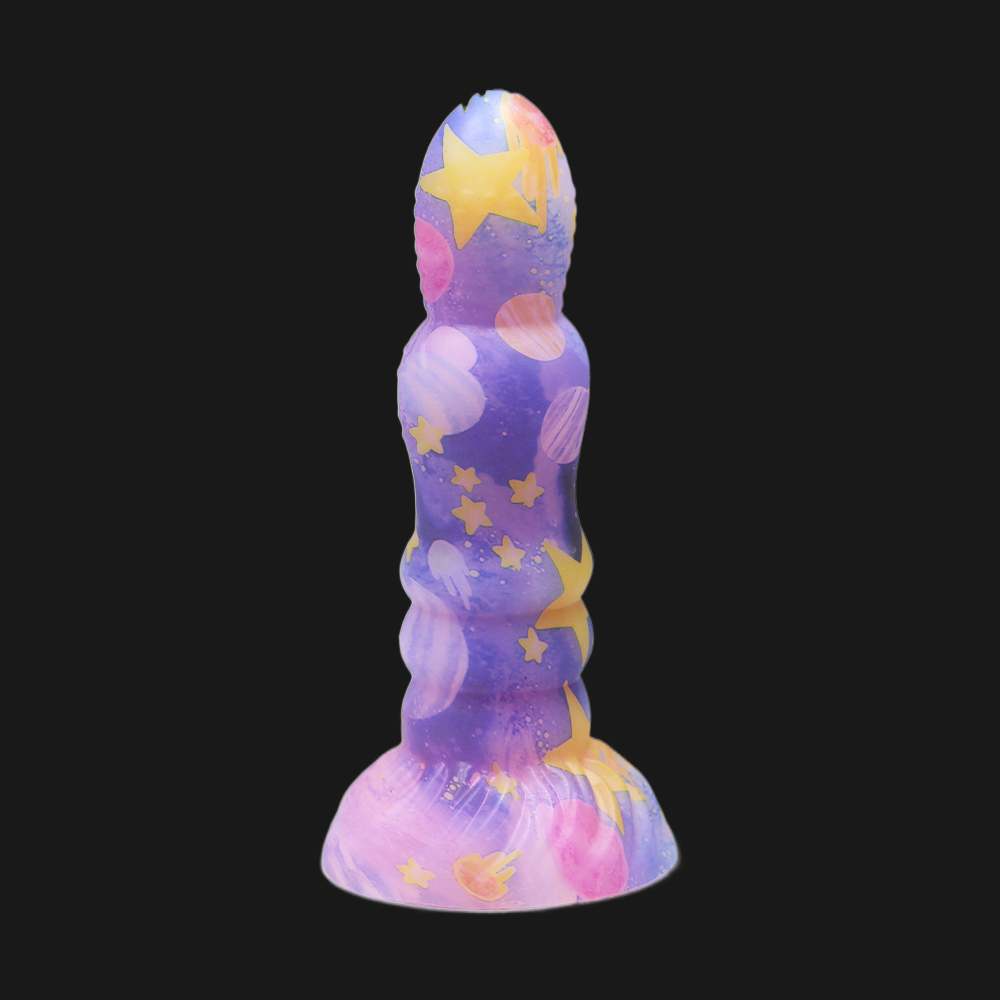 Farbenfroher rosa Dildo, Analsexspielzeug für Frauen – realistischer Silikondildo, Buttplug, Prostatamassager