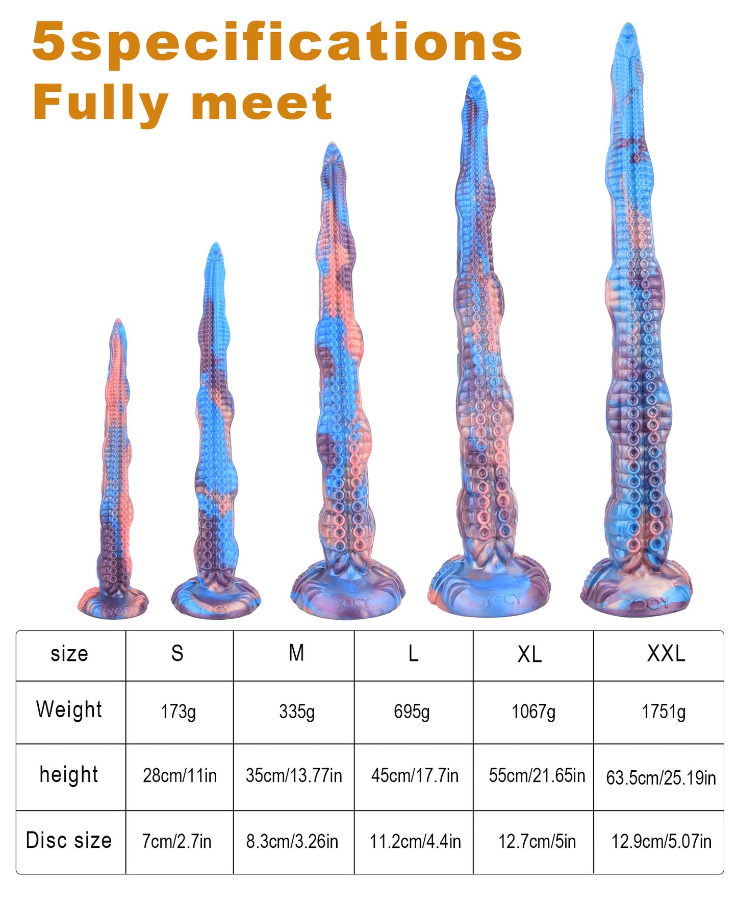 Fantasy Long Tentacle Dildo Anal Butt Plug - Realism Octopus Suction Cup Monsterdildo Sex Toy