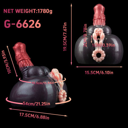 Big Horse Dildo Pussy Dual Action Torse Sex Doll - Realistic Animal Sex Men Women Masturbation