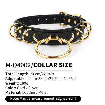 Fantasy Metalen Ring Halsband Bondage Kinky Set - Extreme Sex BDSM Speeltje for Training et Dominantie