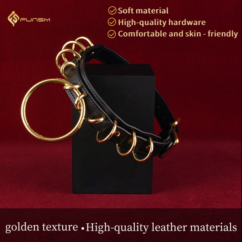 Fantasy Metalen Ring Halsband Bondage Kinky Set - Extreme Sex BDSM Speeltje for Training et Dominantie