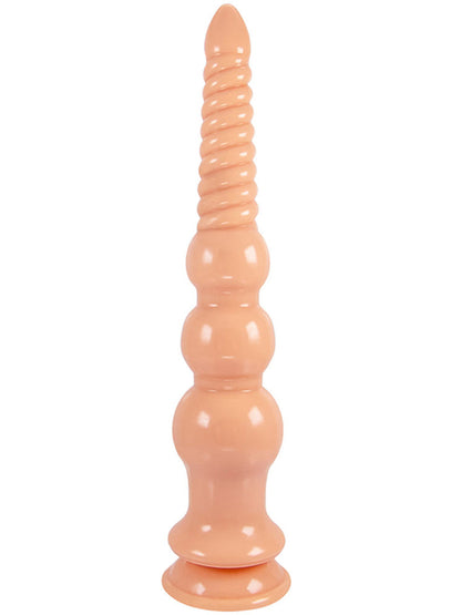 Plug anal gode de 12 pouces de Long-godes en Silicone souple poussant le pénis avec une ventouse puissante