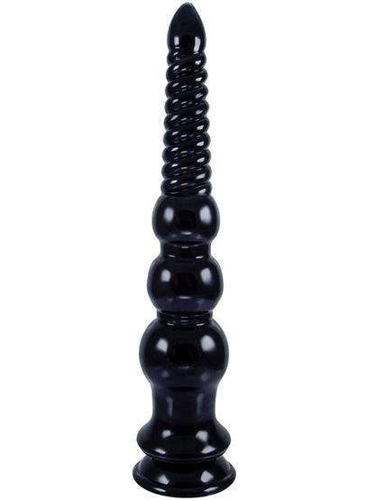 Plug anal gode de 12 pouces de Long-godes en Silicone souple poussant le pénis avec une ventouse puissante
