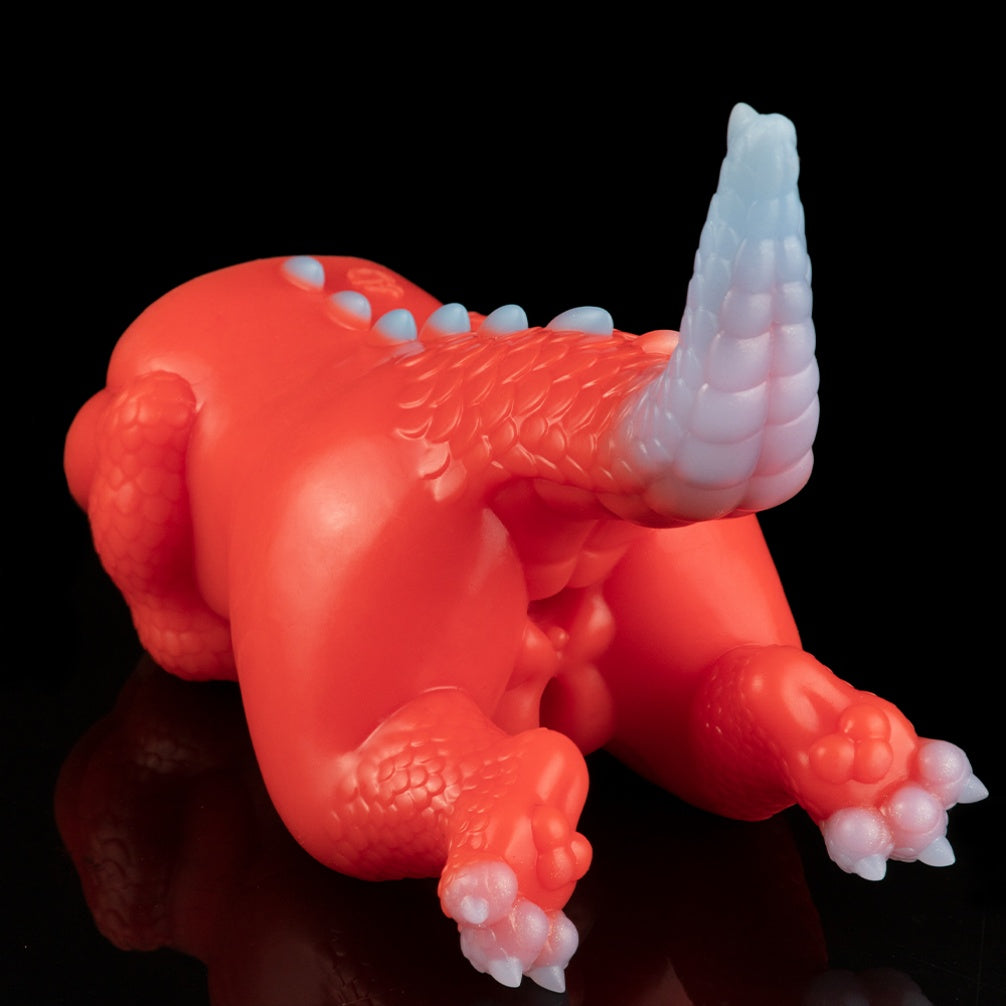 Fire Drake Fantasy Silicone Toy Dual Channel | Domlust Fire Drake Fantasy Silicone Toy Dual Channel | Domlust