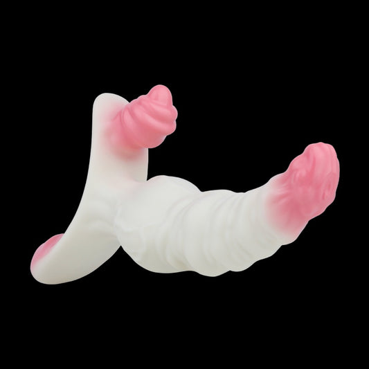 Dog Knot Dildo – Platinum Silicone Fantasy Knotted Toy | Regular & Vibrating 3-Motor + 42°C Heat | Domlust
