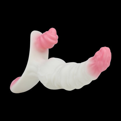Fantasy Silicone Dog Knot Dildo - Lesbian Strap-on Monster Vibrating Sex Toys