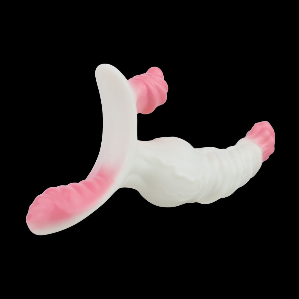 Fantasy Silicone Dog Knot Dildo - Lesbian Strap-on Monster Vibrating Sex Toys