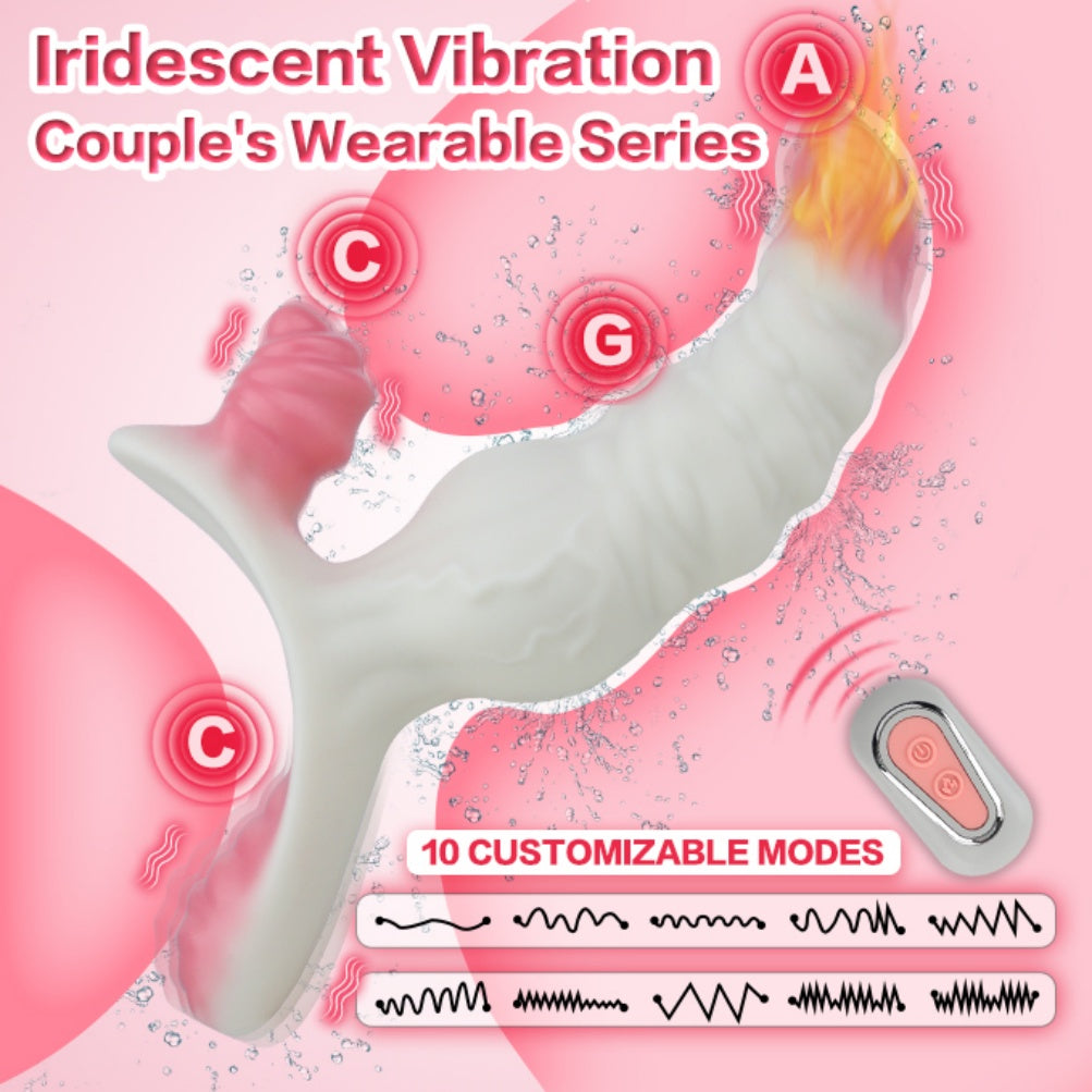 Fantasy Silicone Dog Knot Dildo - Lesbian Strap-on Monster Vibrating Sex Toys