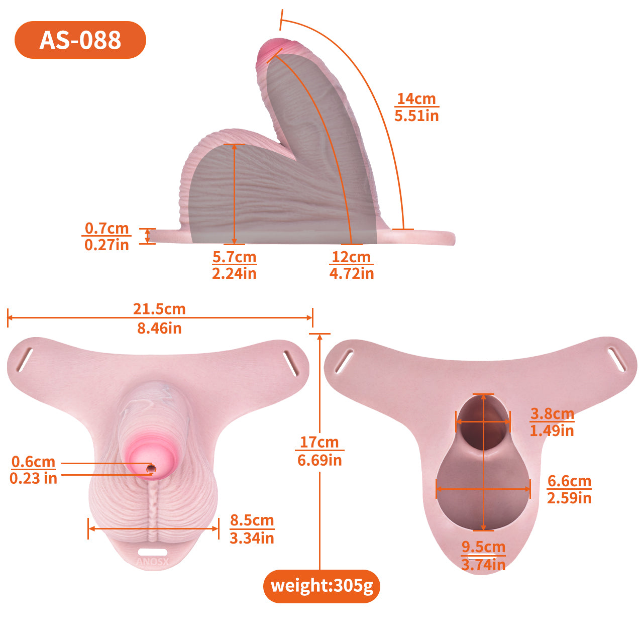 Realistic Silicone Male Chastity Pants — Platinum Silicone Cock Cage with Urethral Opening for Long-Term BDSM Wear