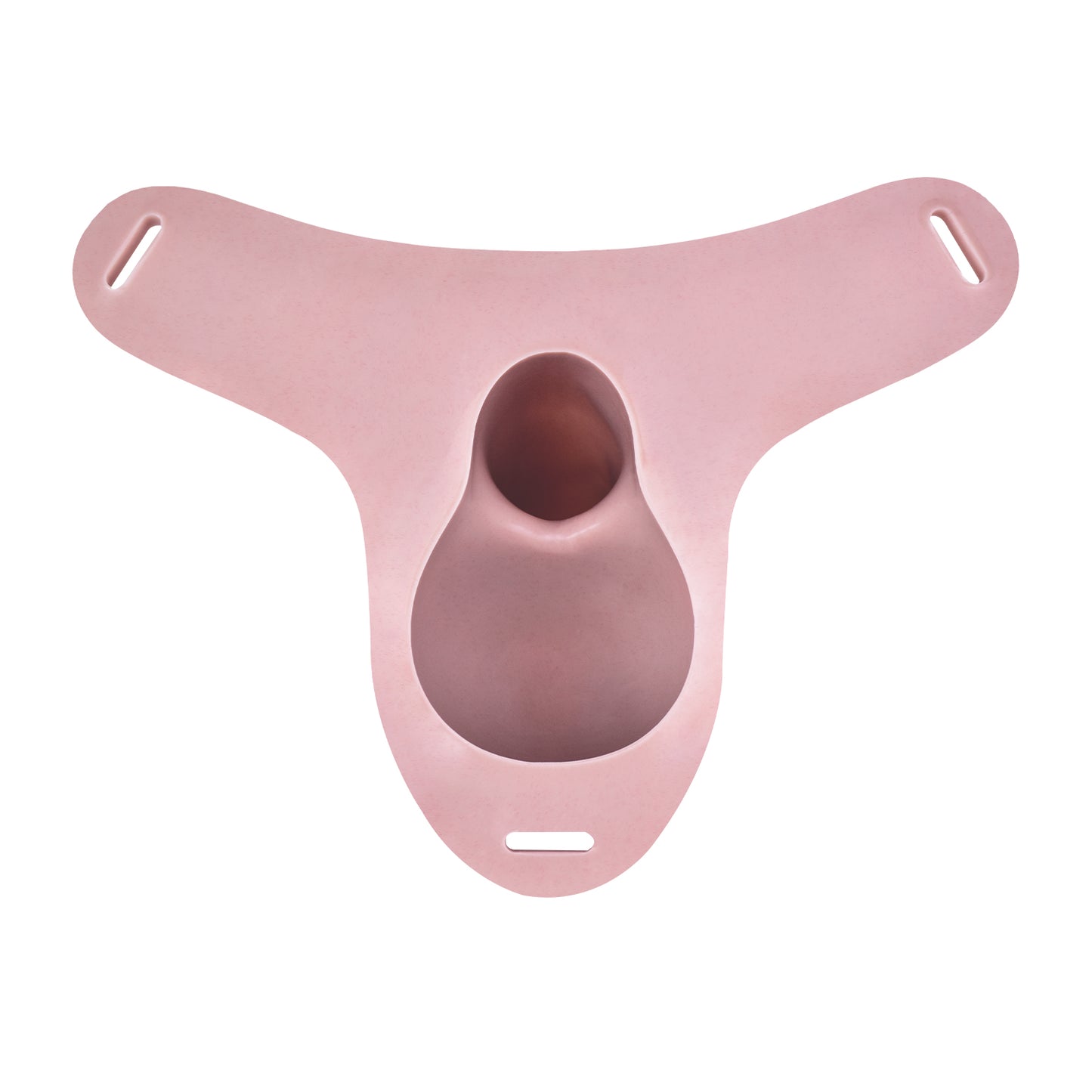 Realistic Silicone Male Chastity Pants — Platinum Silicone Cock Cage with Urethral Opening for Long-Term BDSM Wear