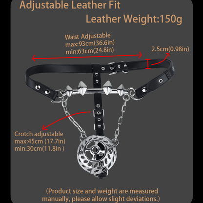 Stainless Steel Metal Dome Strap-on BDSM Toys – Bettie Bondage Male Tease Underwear