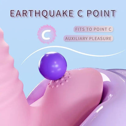 Domlust Thrusting Dildo Remote Control Panty Vibrator- 2cm Extension Distance for Extreme Sexual Enjoyment