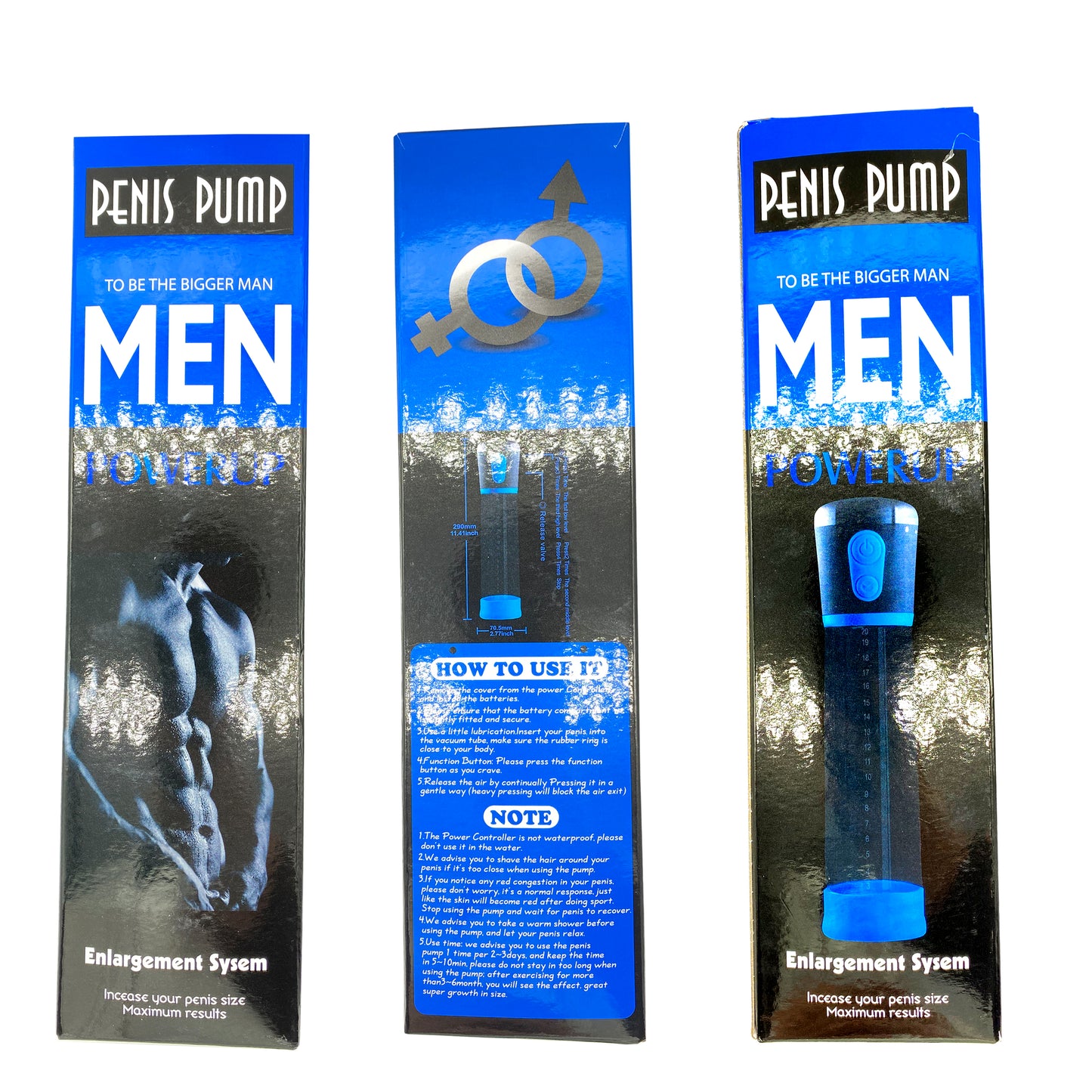 Jouet sexuel de pompe à pénis pour hommes - Masturbateur masculin d'agrandissement de succion sous vide