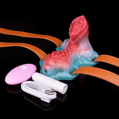 G-String Vibrating Bullet Grinder Sex Toys - Monsterdildo Squirting Remote Control Fantasy Massager