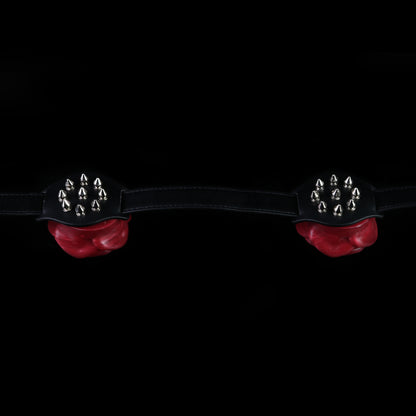 Spiked Rose Chest Harness – Floral BDSM Toys Bondage Body Strap with Glow-in-the-Dark Silicone Roses