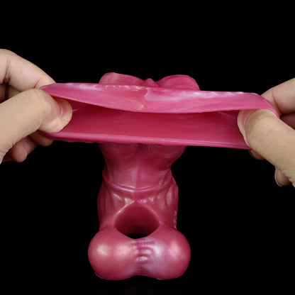 Beast Cock Sleeve Männliches Sexspielzeug - Monsterdildo Penisring Kondom Paar Sexspielzeug